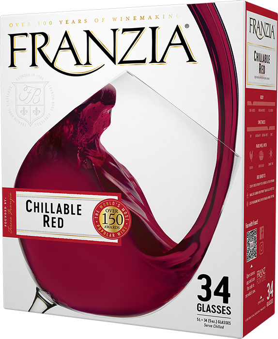 Chillable Red Franzia Wines