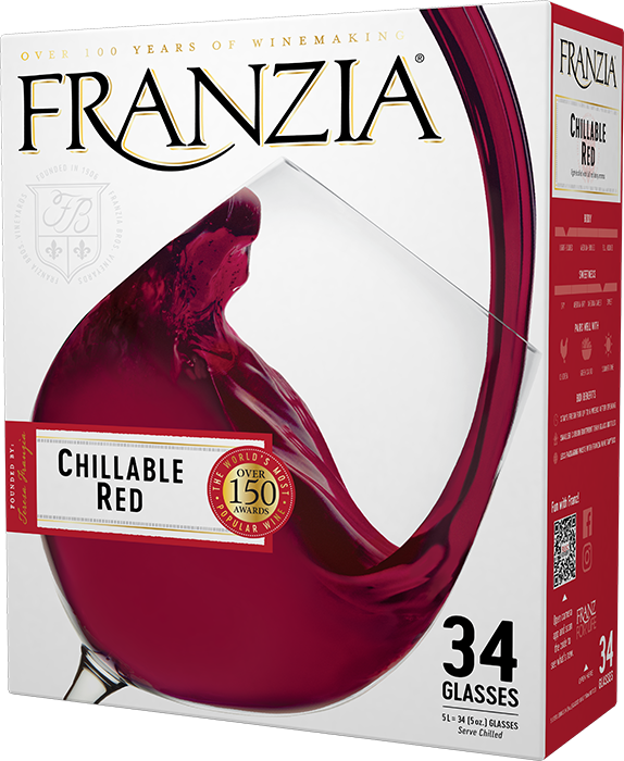 Chillable Red Franzia Wines